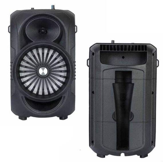 Boxa portabila cu Bluetooth HF881, 30W PMPO, lumini multicolore in timp cu ritmul - 9- Roveli