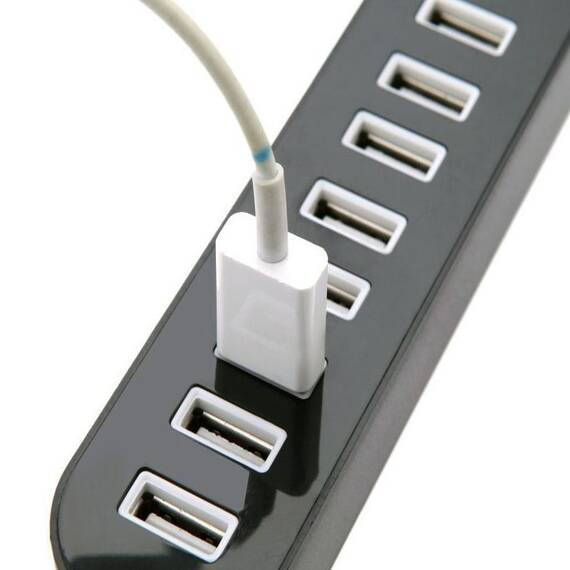 Hub USB cu10 porturi de iesire, HU2148, LED - 7- Roveli