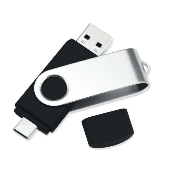 Stick de memorie OTG, cu port USB-A sau USB-C, 128GB - 2- Roveli