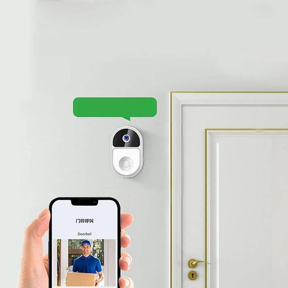 Sonerie wireless cu camera HD ML051, infrarosu - 4- Roveli