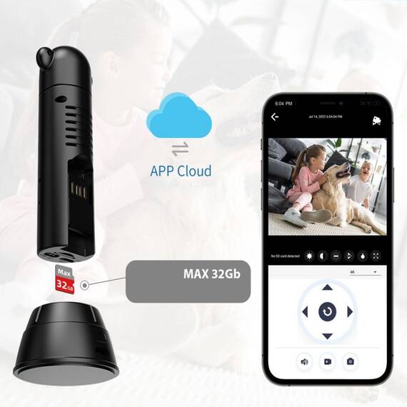 Mini camera de supraveghere cu infrarosu SX82, Full HD - 4- Roveli