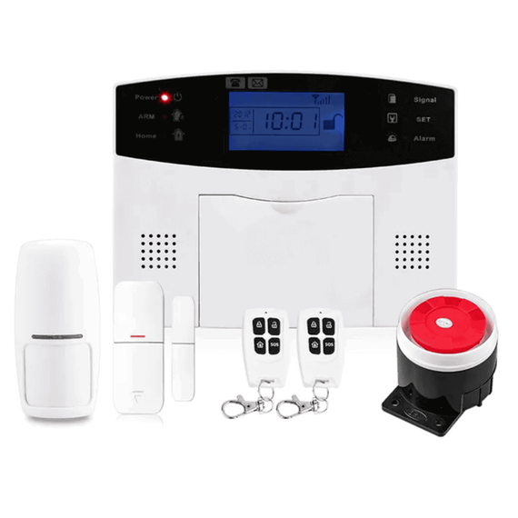 Sistem de alarma smart Wireless AQ5, senzori, telecomanda - - Roveli