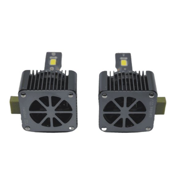 Set 2 Becuri auto D1S, LED, 6500k-alb rece, canbus - 6- Roveli