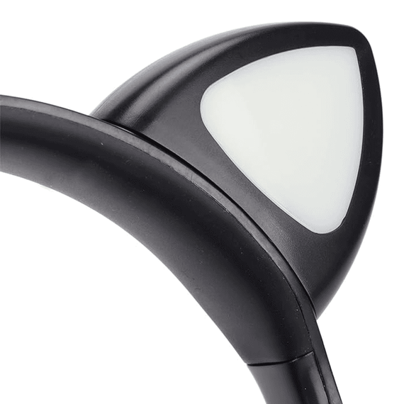 Casti audio B450, Bt, wireless, USB, LED RGB, urechi pisica - 3- Roveli