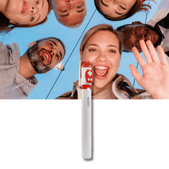 Selfie stick Z022, USB, conexiune wireless, trepied - 2- Roveli