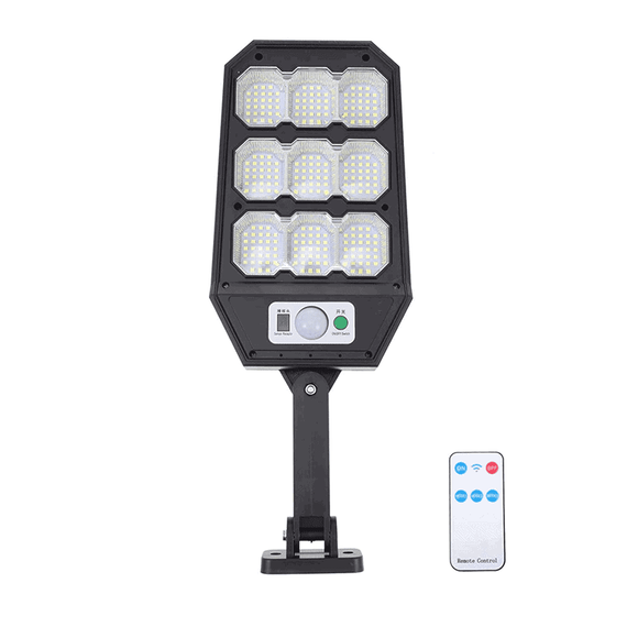 Lampa perete D217, incarcare solara, 279LED, senzor miscare - - Roveli