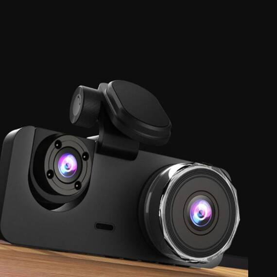 Camera tripla auto Full HD DVR, 2”, inregistrare in bucla - 6- Roveli