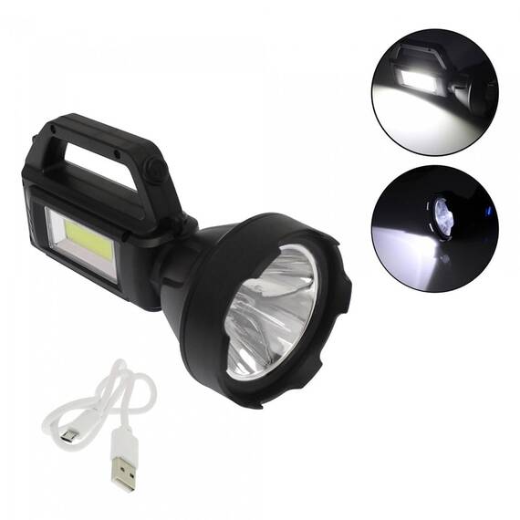 Lanterna de mana cu incarcare solara YD899T, 20W - 2- Roveli
