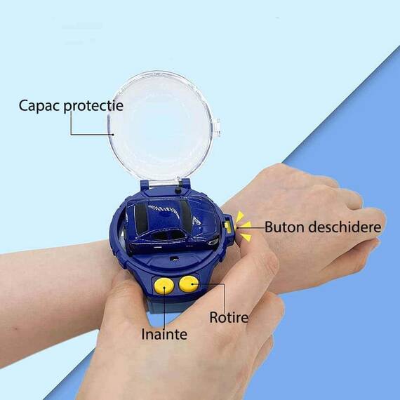 Masinuta controlabila prin telecomanda tip bratara, 2 modele - 5- Roveli