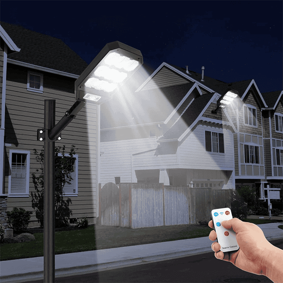 Lampa perete D217, incarcare solara, 279LED, senzor miscare - 6- Roveli