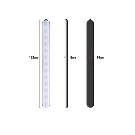 Set 4 Benzi LED RGB auto F11, functie sonora, 16.2 cm - 6- Roveli