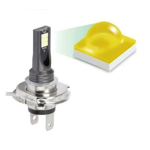 Set 2 Becuri auto LED H7, 120W/set, 12 LED SMD, 6000K, 12/24V - 5- Roveli