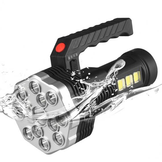 Lanterna LED, 5 moduri iluminare, reincarcabila, RDC111 - 4- Roveli