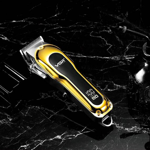Aparat de tuns profesional V680, lame inox, 5W, accesorii incluse - 4- Roveli