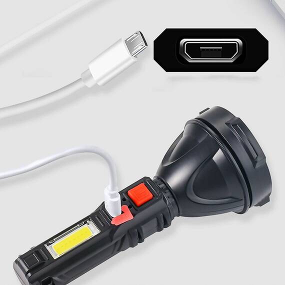 Lanterna LED RDC078, reincarcabila, 6000 lumeni - 5- Roveli