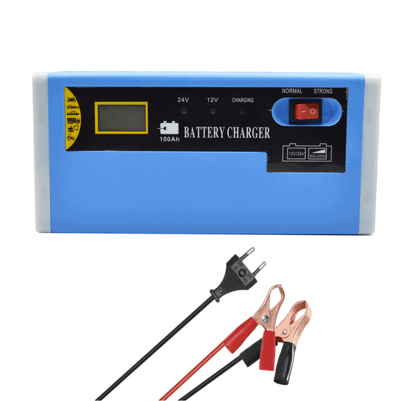 Redresor auto standard 12/24V, 10A, afisaj LED, 200Ah - - Roveli