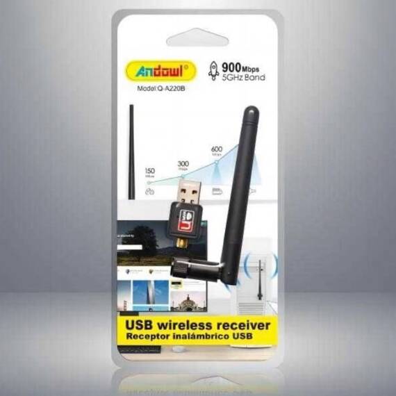 Adaptor wireless A220B placa retea, USB, 5GHz - 7- Roveli