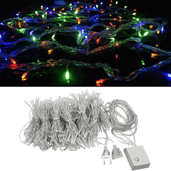 Instalatie tip turturi, 12m, 300Led, multicolor, consum redus - 5- Roveli