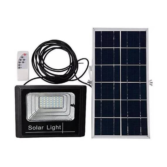 Lampa solara 25W, telecomanda si suport prindere - 3- Roveli