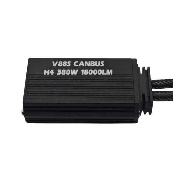 Set 2 becuri auto LED H4 V88S, 190W, 6000K, canbus, 18000lm - 8- Roveli