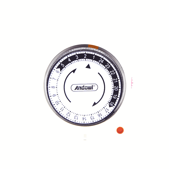 Adaptor priza programabila mecanic DS115, 16A - 2- Roveli