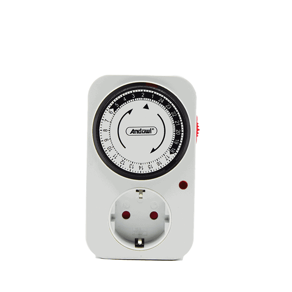 Adaptor priza programabila mecanic DS115, 16A - 3- Roveli