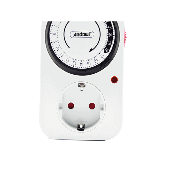 Adaptor priza programabila mecanic DS115, 16A - 6- Roveli
