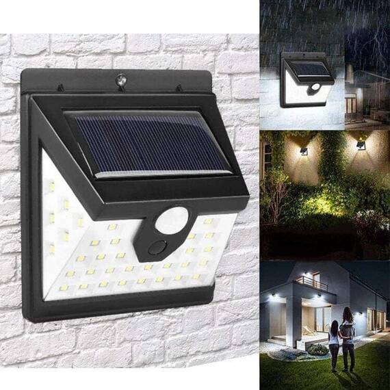 Lampa solara de perete cu senzor de miscare, 40 LED, L427 - 5- Roveli