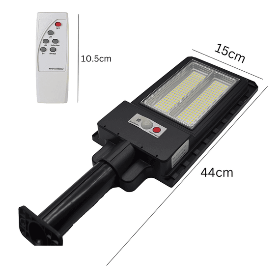 Lampa solara perete LED, N624B, 240W, telecomanda - 2- Roveli