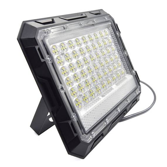 Proiector LED cu panou solar, 100W, telecomanda, ZS56013 - 2- Roveli