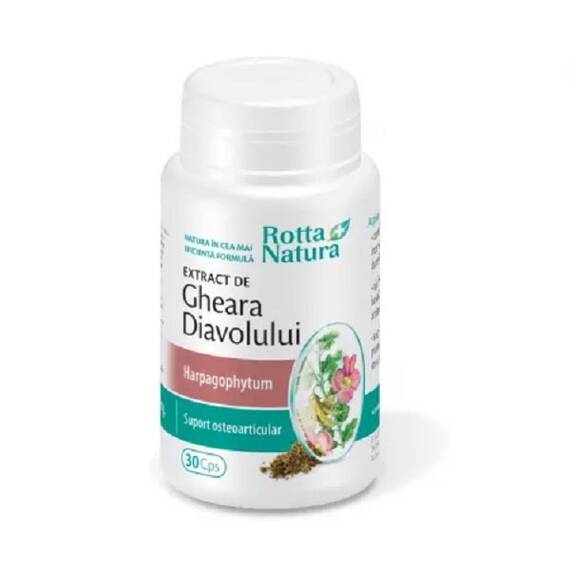 Gheara Diavolului Extract 30 capsule Rotta Natura - - Roveli
