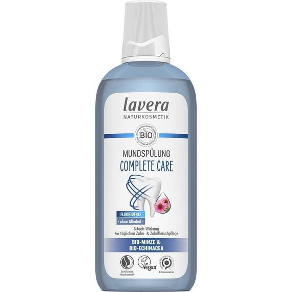 Apa de gura fara flour 400ml Lavera - - Roveli