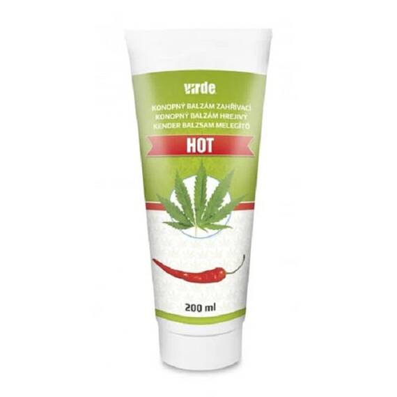 Balsam de Canepa cu Efect de Incalzire 200 ml Virde - - Roveli