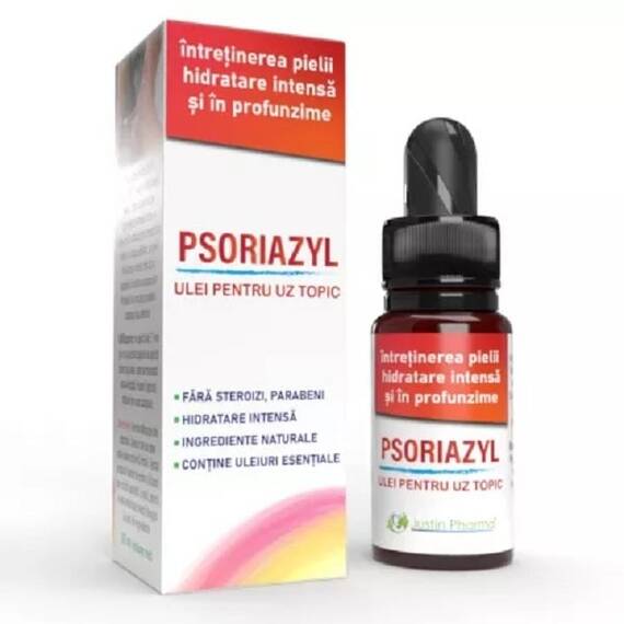 Psoryazil Ulei 30 ml Justin Pharma - - Roveli