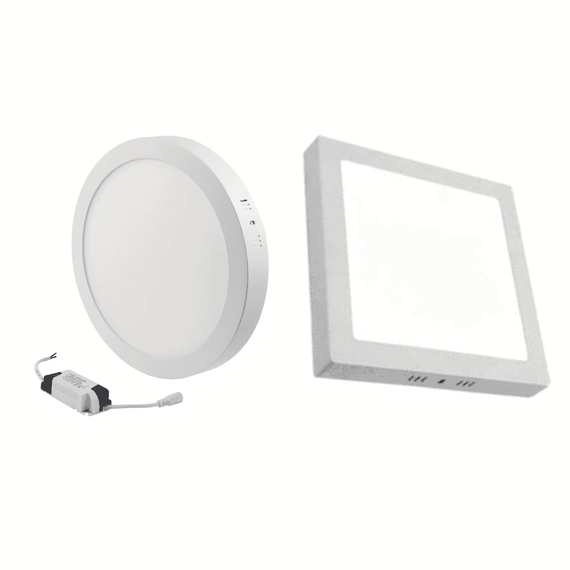 Aplica LED SMD 18W, 1440lm, 23cm, 3000/6500K, rotunda/patrata - - Roveli