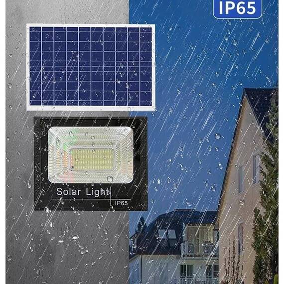 Proiector LED 500W, panou solar, telecomanda - 8- Roveli