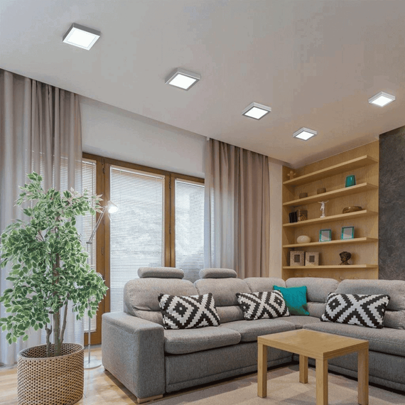 Aplica LED SMD 18W, 1440lm, 23cm, 3000/6500K, rotunda/patrata - 6- Roveli