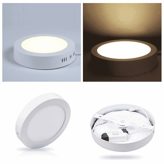 Aplica LED SMD 18W, 1440lm, 23cm, 3000/6500K, rotunda/patrata - 9- Roveli