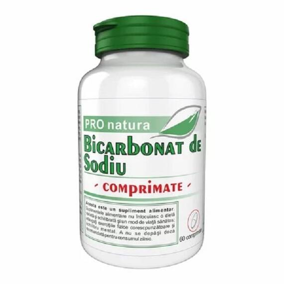 Bicarbonat de Sodiu 60 comprimate Pro Natura - - Roveli