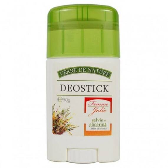 Deodorant Stick Femme Jolie 50 g Verre de Nature - - Roveli