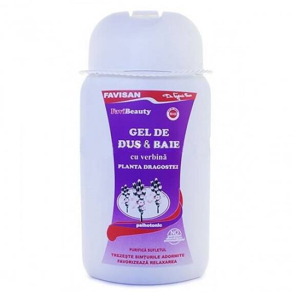 Gel de Dus si Baie cu Verbina 300 ml Favisan - - Roveli