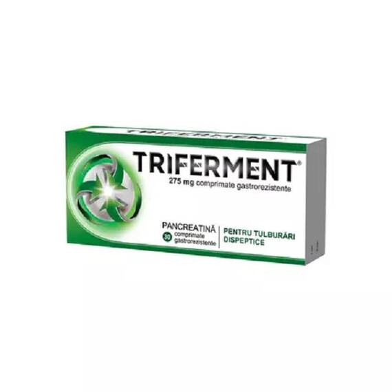 Triferment 275 mg 30 comprimate gastrorezistente Biofarm - - Roveli