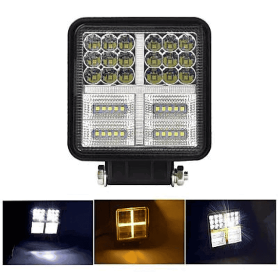 Set 2 x Proiectoare auto 58LED cu stroboscop, 160W/set, 10/30V - 4- Roveli