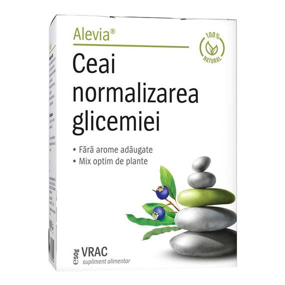 Ceai Normalizarea Glicemiei Vrac 50 g - - Roveli
