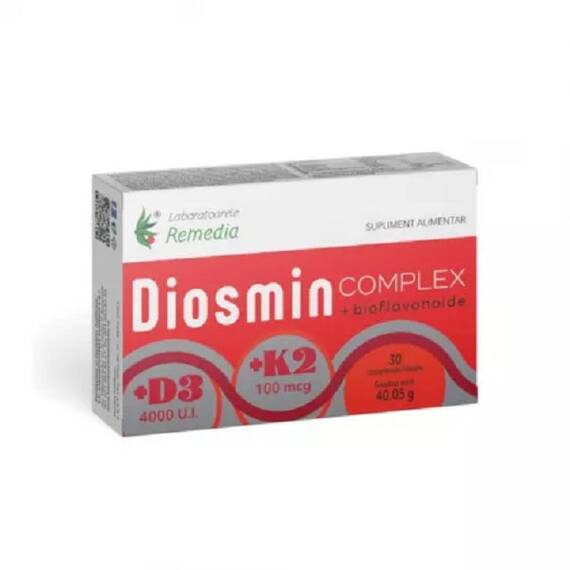 Diosmin Complex 30 comprimate Laboratoarele Remedia - - Roveli