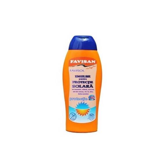Emulsie Protectie Solara Favisol FPS 40 250 ml Favisan - - Roveli