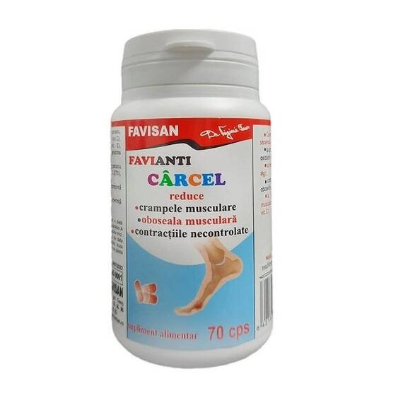 Favianti Carcel 70 capsule Favisan - - Roveli