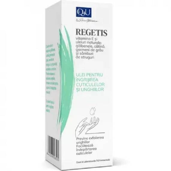 Regetis Ulei Pentru Ingrijirea Cuticulelor si Unghiilor Q4U 25 ml Tis Farmaceutic - - Roveli