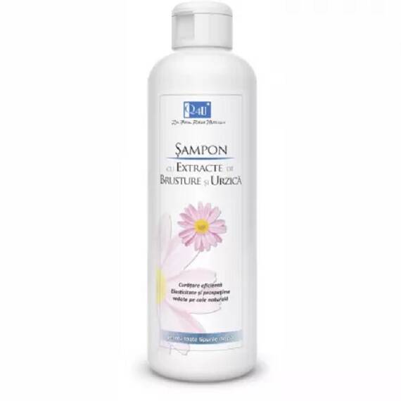 Sampon cu Extract de Brusture si Urzica Q4U 250 ml Tis Farmaceutic - - Roveli