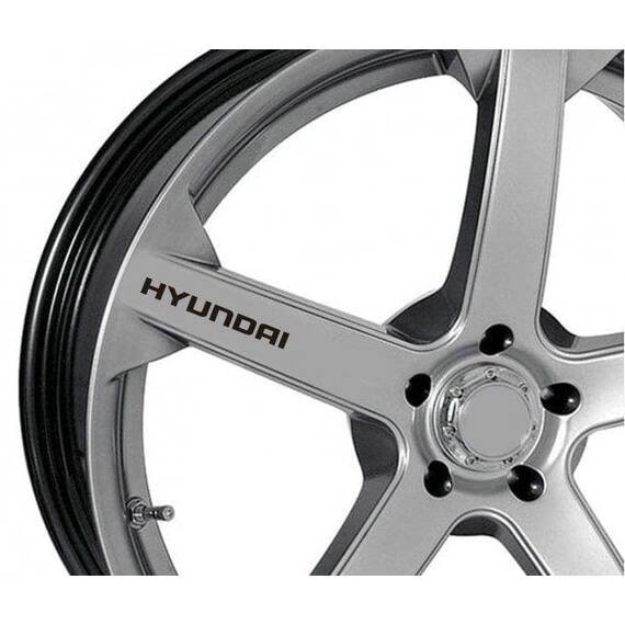 Sticker jante - Hyundai (set 4 buc.) - - Roveli